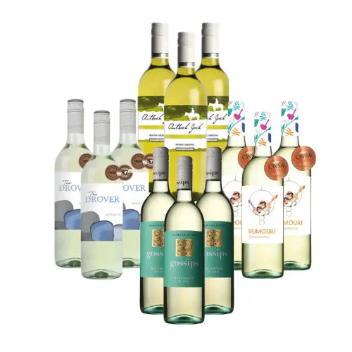 Best Of Whites Mixed Dozen | Wine of Australia (12 Bottles) Bottle n Barrel