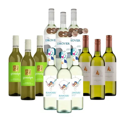 Best Of Whites Mixed Dozen | Wine of Australia (12 Bottles) Bottle n Barrel