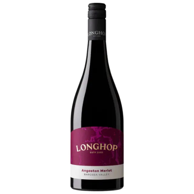 ♦ 6 Pack | 2021 | Longhop 'Angaston' Merlot | Wine of Barossa Valley (6 Bottles) - Cheaper Buy The Dozen